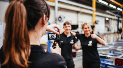 wervingscampagne, videos maken van het personeel voor employer branding
