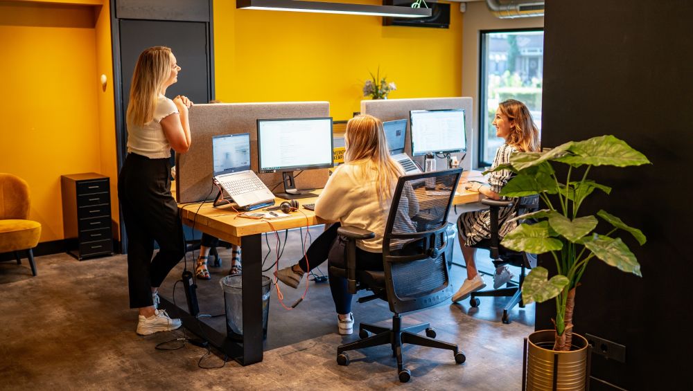 Dan gaan wij op zoek naar nieuwe medewerkers en plaatsen we ze bij ons op de loonlijst.