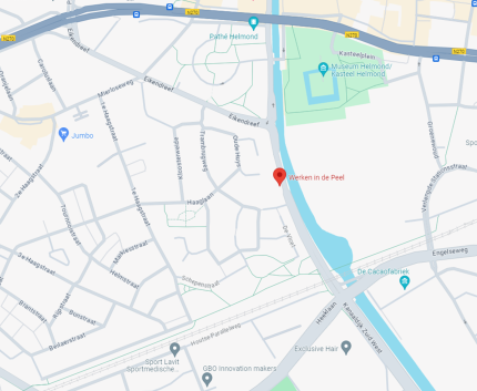 Werken in de Peel Locatie Google Maps