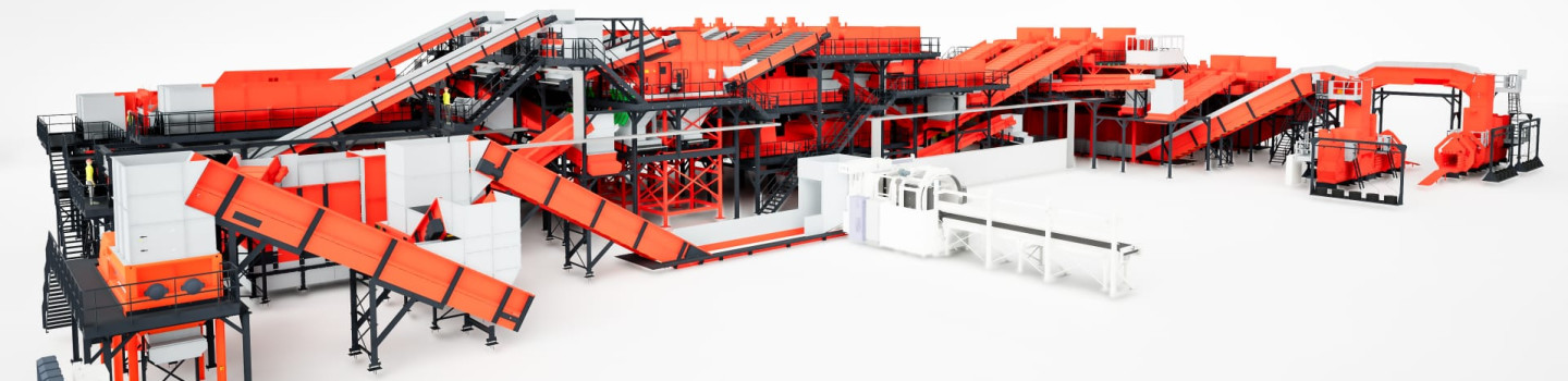 Operator automatische sorteerlijn